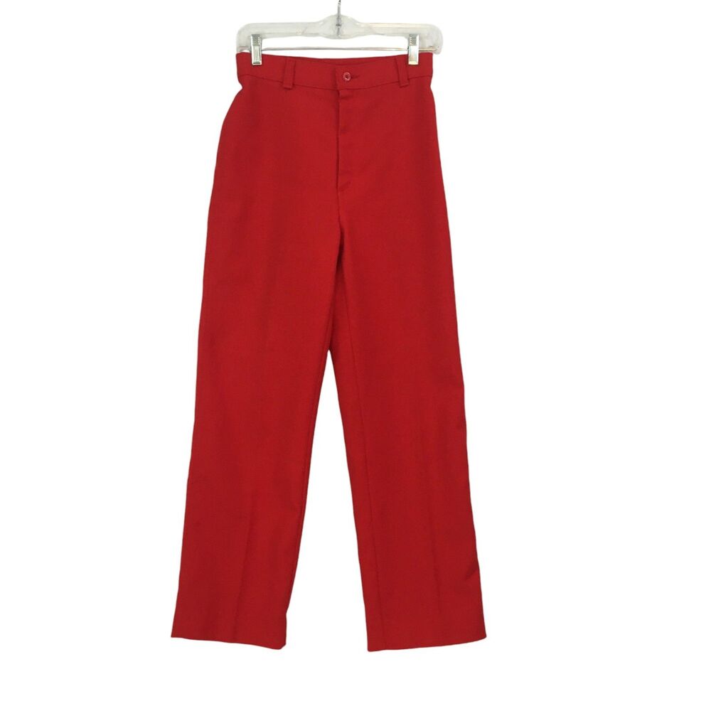 Levi Strauss & Co. Vintage 70's Red womens High‎ Rise Slacks, Pants 10, 26 waist